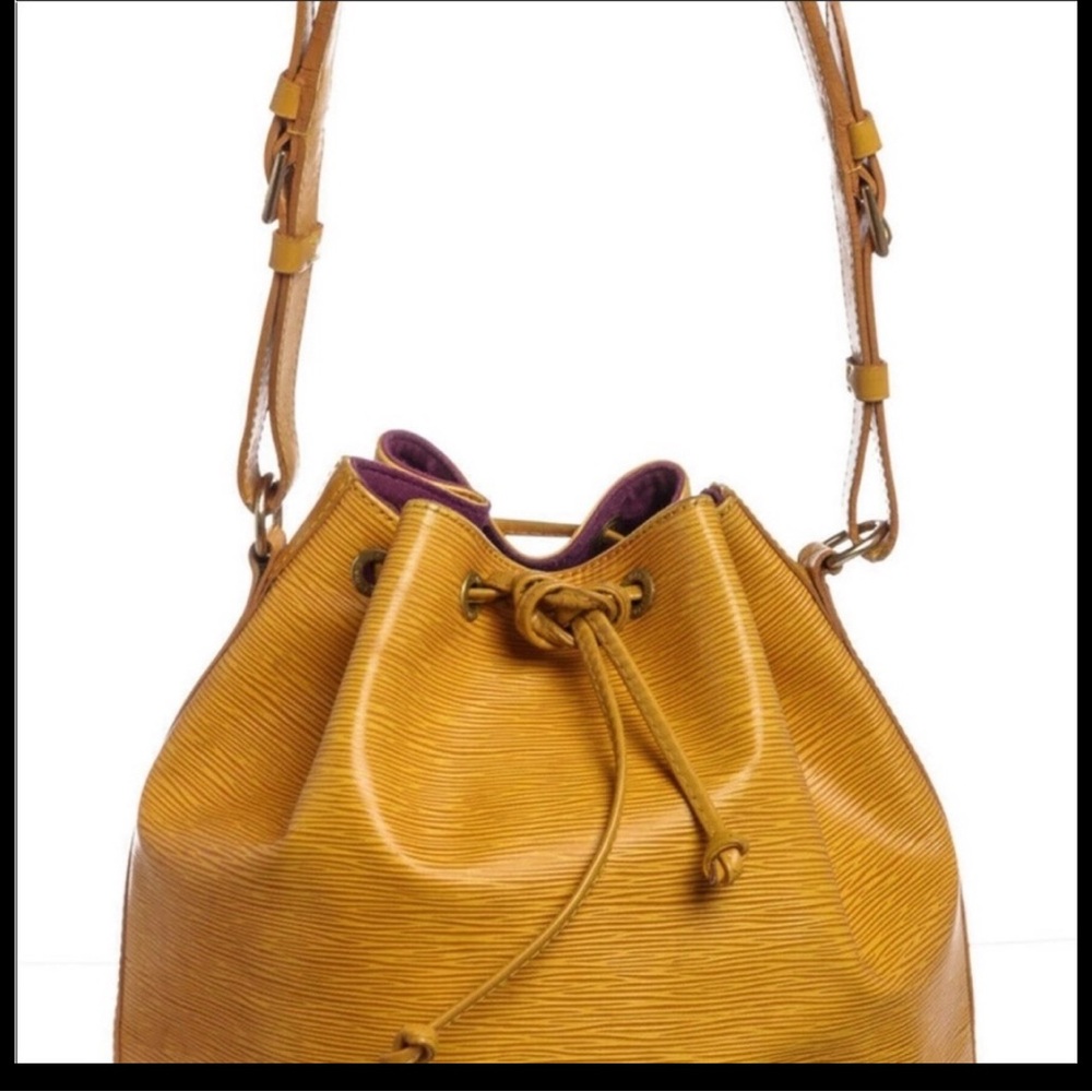 Louis Vuitton Mustard Yellow Bucket Bag